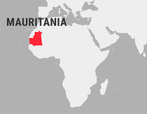Map Mauritania